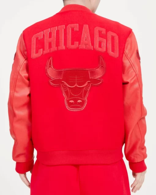 Chicago Bulls Classic Red Wool Jacket