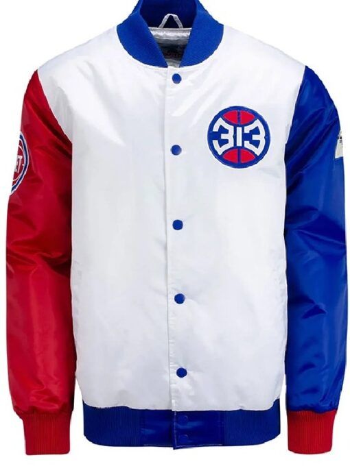 Detroit Pistons 313 White Jacket