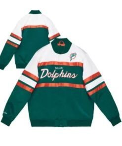 Graham Miami Dolphins Varsity Jacket.