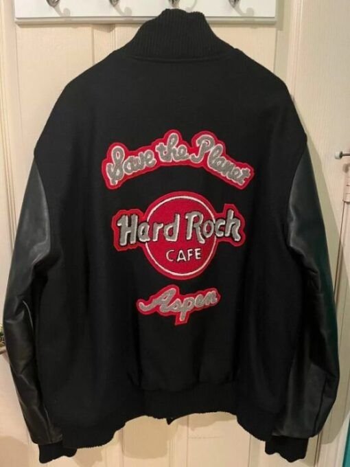 Hard-Rock-Cafe-Aspen-Black-Varsity-Jacket.