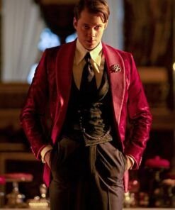 John Wick Chapter 4 Bill Skarsgard Red Blazer