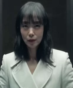 Kill-Boksoon-2023-Jeon-Do-yeon-White-Wool-Coat