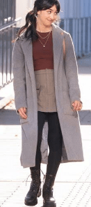 Libe Barer Beautifull Disaster 2023 Purple Coat.