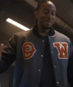 Ludacris Fast X 2023 Blue Varsity And Latterman Jacket.