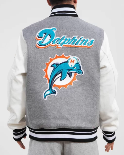 Miami Dolphins Retro Classic Wool Jacket