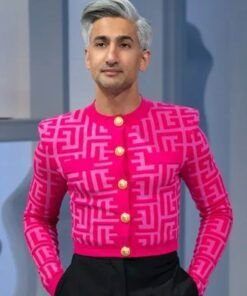 Next in Fashion S02 Tan France Cropped Pink Jacket