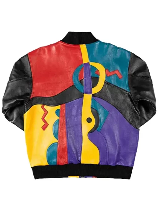 Pelle-Pelle-Picasso-Plush-Multicolor-Leather-Bomber-Jacket