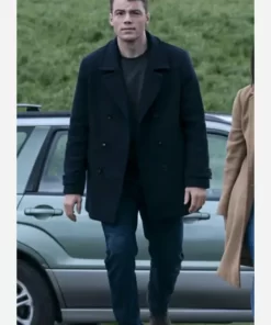 Peter Sutherland The Night Agent 2023 Black Jacket