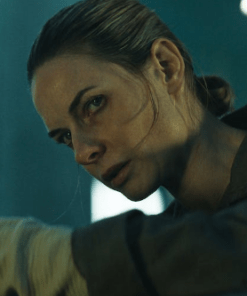 Rebeeca Ferguson Silo 2023 Green Cotton Jacket.