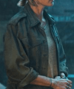 Rebeeca Ferguson Silo 2023 Juliette Green Jacket.