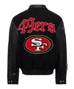 San-Francisco-49ers-NFL-Team-Black-Varsity-Jacket-2