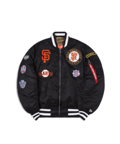 San Francisco Giants Alpha Industries X New Era MA-1 Jacket.