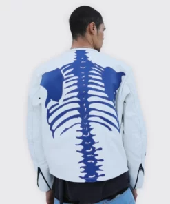 Skeleton Leather Jacket.