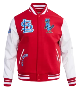 St. Louis Cardinals Retro Classic Red Wool Varsity Jacket