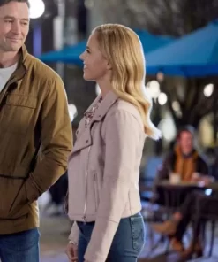 The-Blessing-Bracelet-2023-Amanda-Schull-Suede-Leather-Jacket