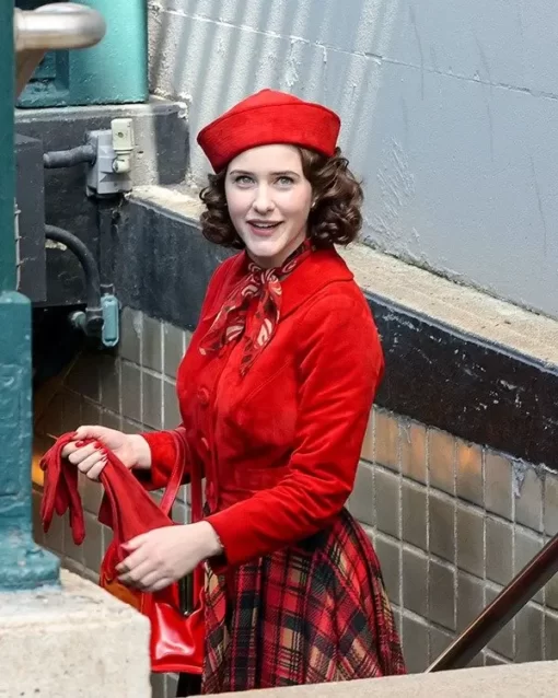 The Marvelous Mrs. Maisel Rachel Brosnahan Red Jacket 2023