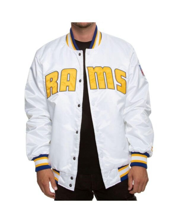 Rams Satin Button-up Jacket | Universal Jacket