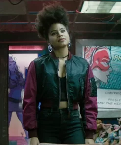 Domino Deadpool 2 Bomber Jacket