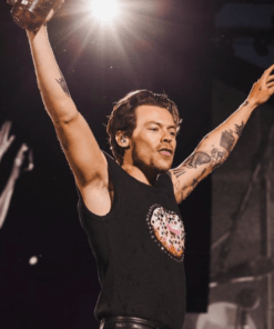 Harry Styles Love On Tour 2023 In Edinburgh Black Top.