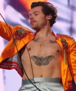 Harry Styles Love On Tour Orange Jacket