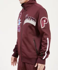 Philadelphia Phillies Retro Home Town Dk Track Jacket