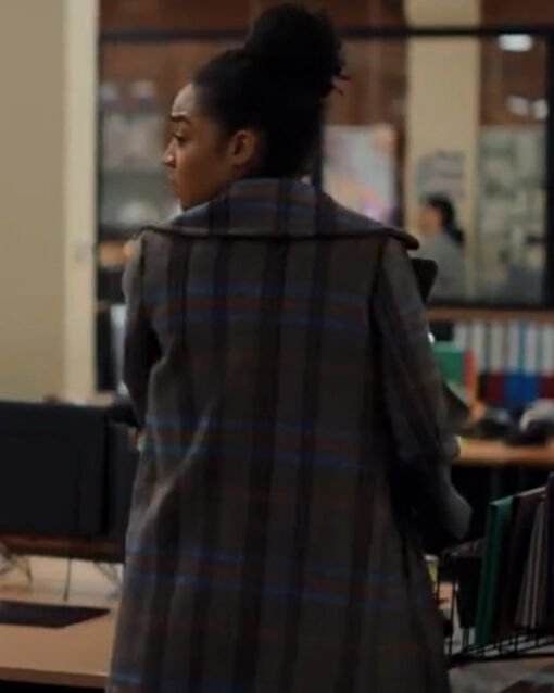 Safe Home Aisha Dee Check Coat