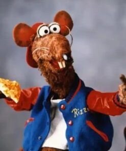 The Muppets Rizzo The Rat Varsity Letterman Jacket