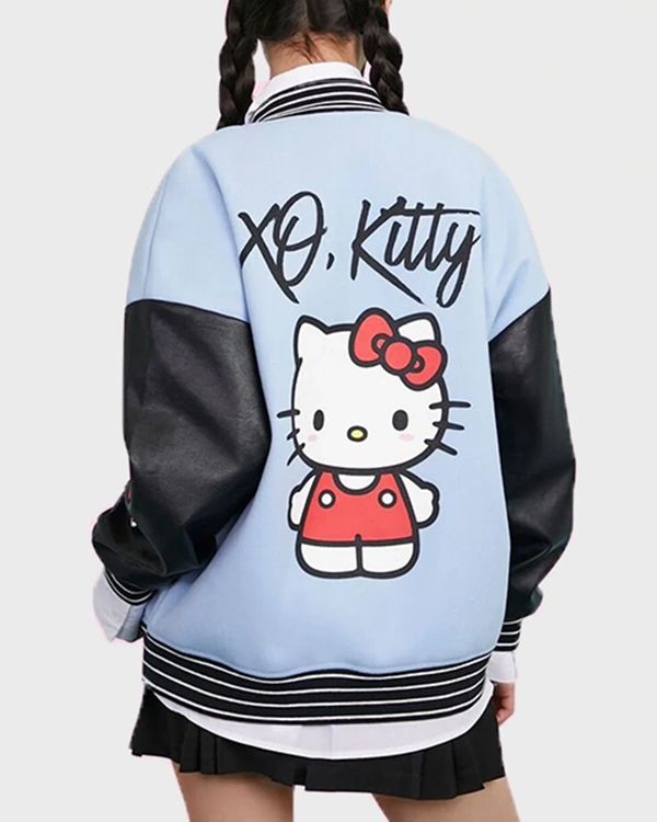 Xo Kitty Hello Kitty Varsity Jacket | Universal Jacket