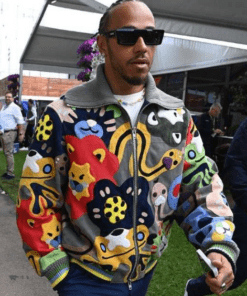 f1 drivers world championship lewis hamilton zip-up jacket