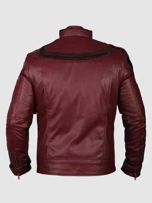 Dark Red Leather Jacket