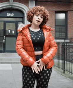 no clarity ice spice puffer jacket