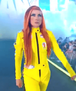 wwe becky lynch wear kill bill gear suit