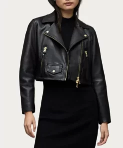 All-American-Season-5-Samantha-Logan-Cropped-Leather-Jacket-1