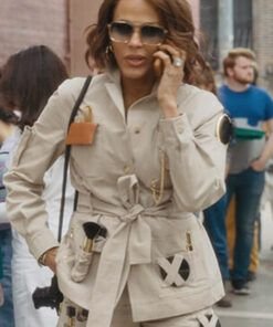 And Just Like S02 That Nicole Ari Parker Khaki Utility Jacket 2023