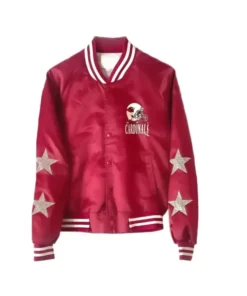 Arizona Cardinals Vintage Crystal Varsity Jacket