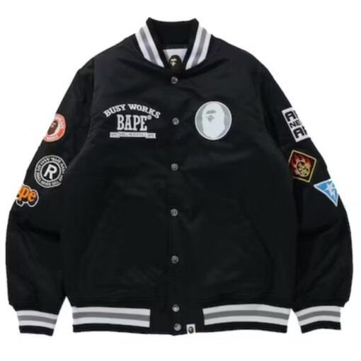 Bape Archive Patch Varsity Jacket