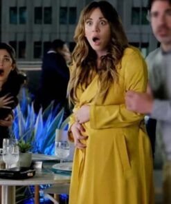 Based on a True Story Ava Bartlett Yellow Coat