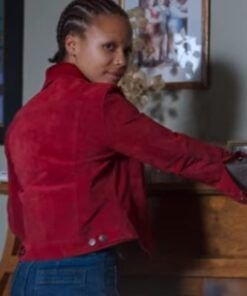 Black Mirror S06 Myha’la Herrold Red Jacket 2023