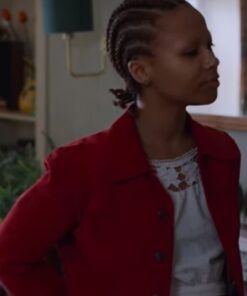 Black Mirror S06 Myha’la Herrold Red Jacket