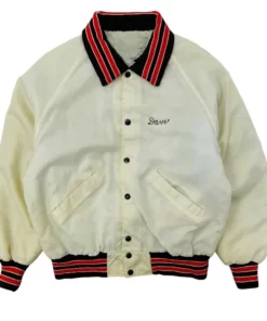 Browns White Varsity Jacket