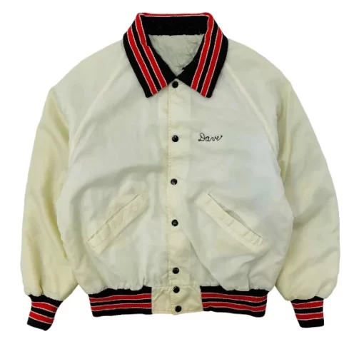 Browns White Varsity Jacket