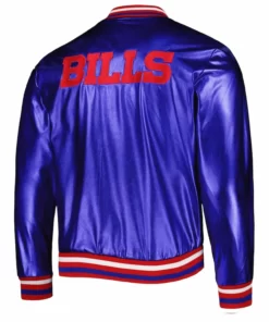 Buffalo Bills Metallic Royal Blue Jacket.