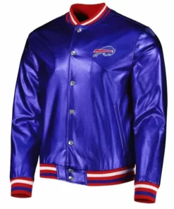 Buffalo Bills Metallic Royal Blue Jacket