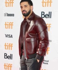 Drake Film Festival Maroon Jacket