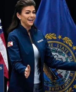 First-Lady-Of-Florida-Casey-Desantis-Blue-Jacket-539x700