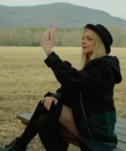 Follow Her Dani Barker Black Coat