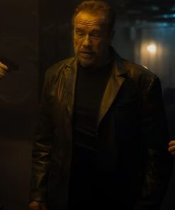 Fubar 2023 Arnold Schwarzenegger Leather Jacket