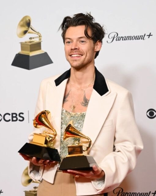 Grammys 2023 Harry Styles White Blazer