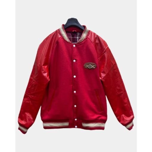 Gucci Horse Bit Red Varsity Jacket