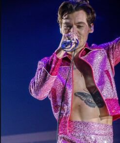 Love On Tour Harry Styles Pink Sequin Jacket 2023